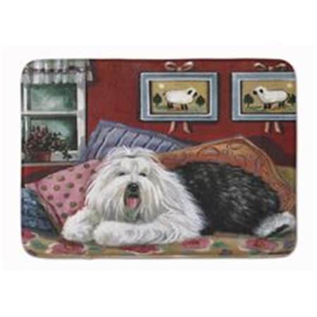 Carolines Treasures 19 x 27 in. Old English Sheepdog Sweet Dreams Machine Washable Memory Foam Mat PPP3266RUG